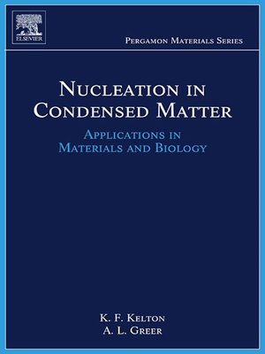 cover image of Nucleation in Condensed Matter